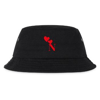 Lettre n cœur rouge - Bob Enfant - noir - Devant