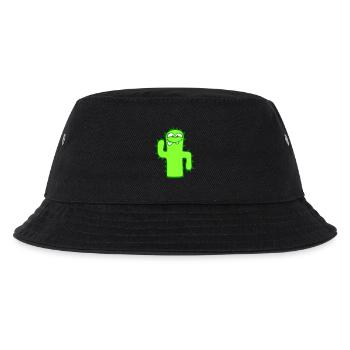 Happy Cactus Cacti Face Prickly Desert - Kids’ Bucket Hat - black - Front