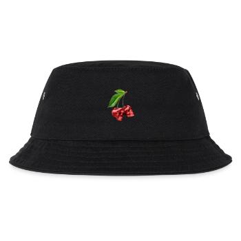 Cherries Skulls Cherry Skull - Kids’ Bucket Hat - black - Front