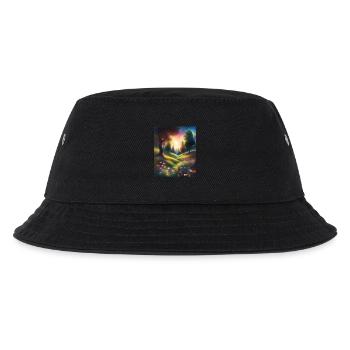 Wunderbares Waldgrafikdesign - Kinder Bucket Hat - Schwarz - Vorne