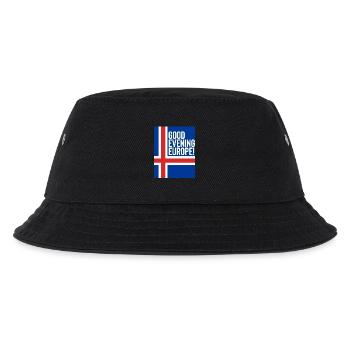 Island Eurovision Song Contest - Kinder Bucket Hat - Schwarz - Vorne