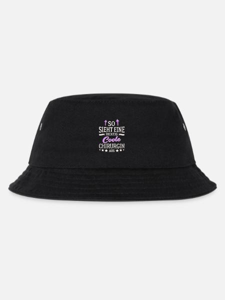 So sieht eine coole Chirurgin aus Medizinerin - Kinder Bucket Hat - Schwarz