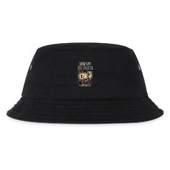 Snow Day steckt in virtuellen Meetings Remote Work - Kinder Bucket Hat - Schwarz - Vorne