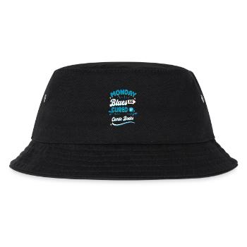 Monday Blues Are Cured By Comic Books - Kids’ Bucket Hat - black - Front