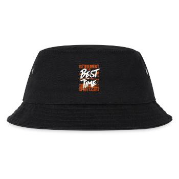 Der Ruhestand ist die beste Zeit für Sportwagenspaß - Kinder Bucket Hat - Schwarz - Vorne