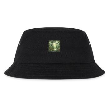Taman Negara Rainforest Malaysia Tropical River - Kids’ Bucket Hat - black - Front