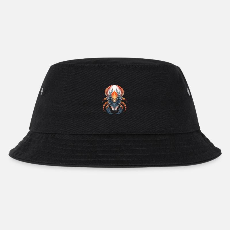 Sternzeichen Scorpion - Kinder Bucket Hat - Schwarz