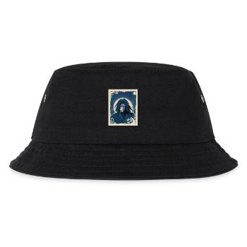 Anime-Charakter-Porträt - Kinder Bucket Hat - Schwarz - Vorne