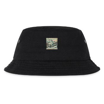 Aspen Ski Resort Ski Snowboard Winter Vintage - Kids’ Bucket Hat - black - Front