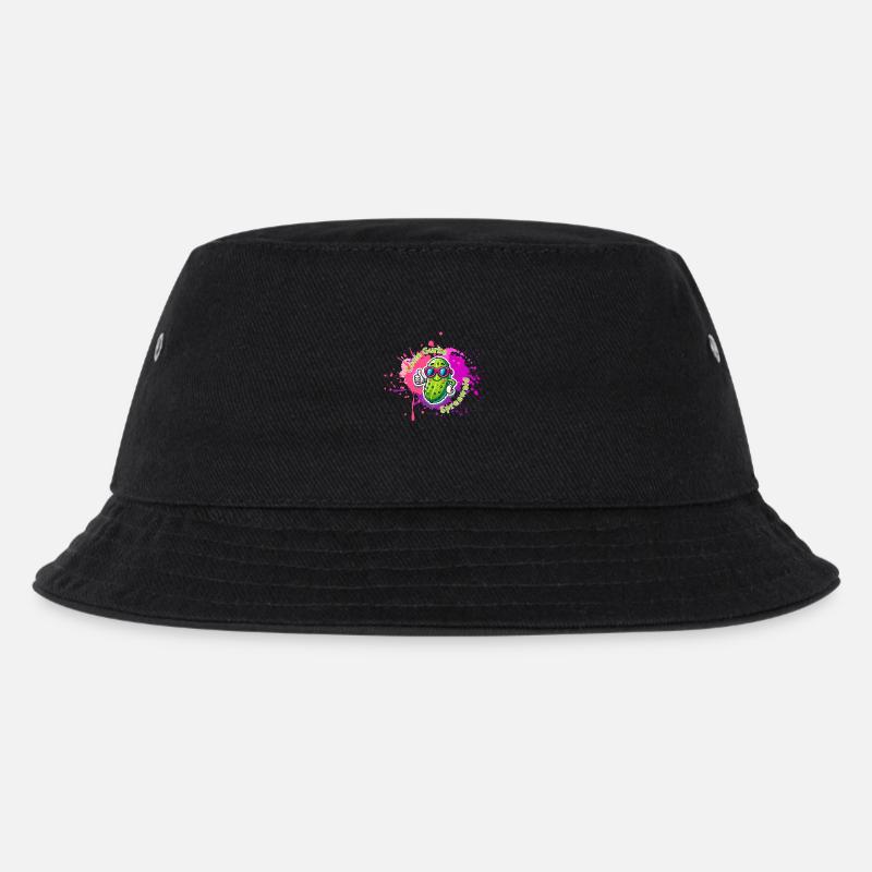 Coole Gurke Spreewald - Kinder Bucket Hat - Schwarz