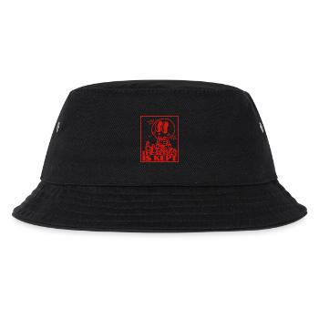 Cute Pooky Secret Skeleton - Kids’ Bucket Hat - black - Front