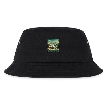Aspen Colorado Skiing Snowboard Winter Vintage - Kids’ Bucket Hat - black - Front