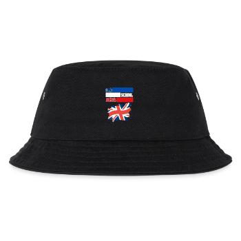 OLD SCHOOL BIKER UK - Kinder Bucket Hat - Schwarz - Vorne