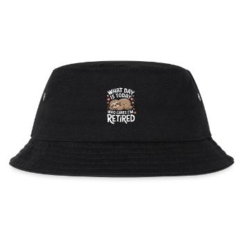 Rentner Ruhestand Rente Pensionierung - Kinder Bucket Hat - Schwarz - Vorne