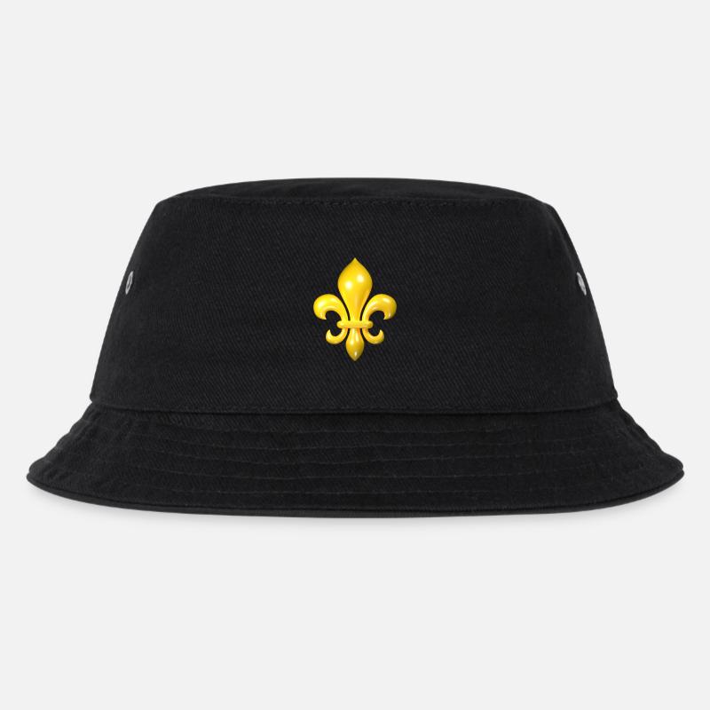Fleur de Lys jaune - Bob Enfant - noir