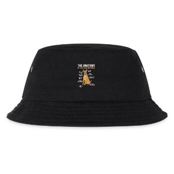 Belgischer Malinois - Kinder Bucket Hat - Schwarz - Vorne