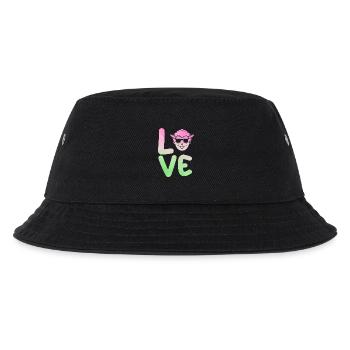Schäfer Schaf - Kinder Bucket Hat - Schwarz - Vorne