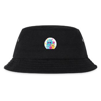 süsses und lustiges knuddel-kuschel monster kinder - Kinder Bucket Hat - Schwarz - Vorne