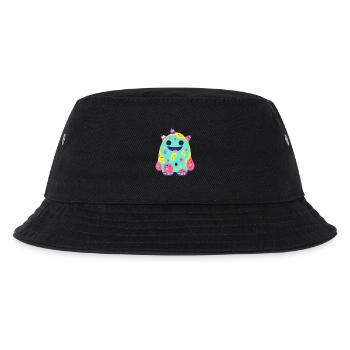 süsses und lustiges knuddel-kuschel monster kinder - Kinder Bucket Hat - Schwarz - Vorne