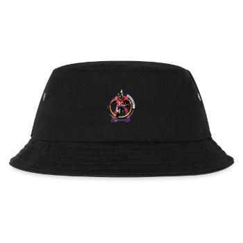 American Football Spieler USA Amerika Sport Retro - Kinder Bucket Hat - Schwarz - Vorne