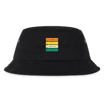 Flute player - Kids’ Bucket Hat - black - Front