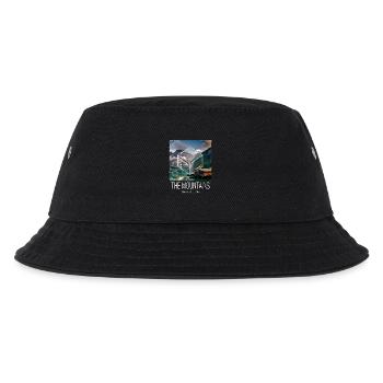 Mountain Mountains Mountaineering Hiking Climbing Nature - Kids’ Bucket Hat - black - Front