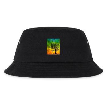 Child on the swing - Kids’ Bucket Hat - black - Front