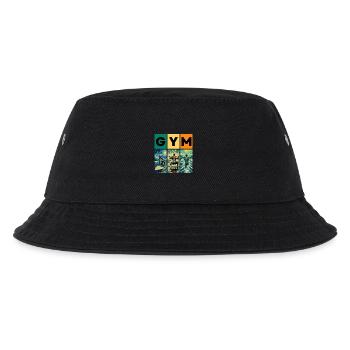 GYM - Kinder Bucket Hat - Schwarz - Vorne
