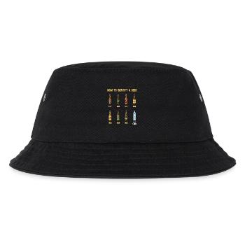 Bier-Identifizierungs-Guide - Kinder Bucket Hat - Schwarz - Vorne
