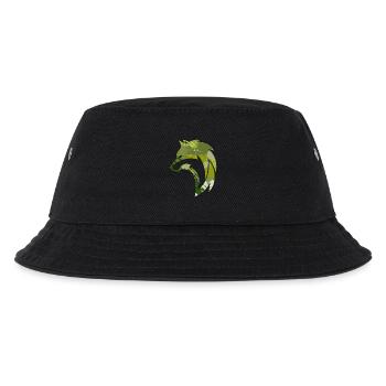 Wild Wolf Camouflage Pattern - Kids’ Bucket Hat - black - Front