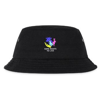 same rights to live - Kinder Bucket Hat - Schwarz - Vorne