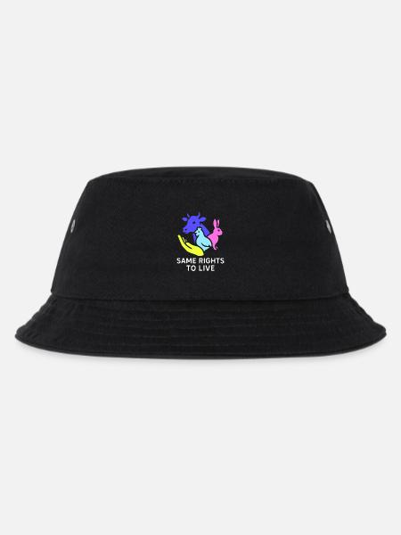 same rights to live - Kinder Bucket Hat - Schwarz