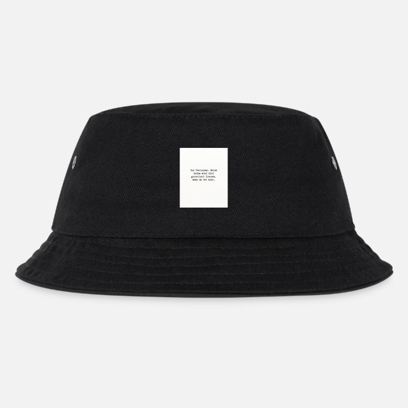 Hab Vertrauen - Kinder Bucket Hat - Schwarz
