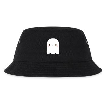 Verspielte Geistercharakter-Illustration - Kinder Bucket Hat - Schwarz - Vorne