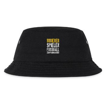 Rowers play football to warm up - Kids’ Bucket Hat - black - Front