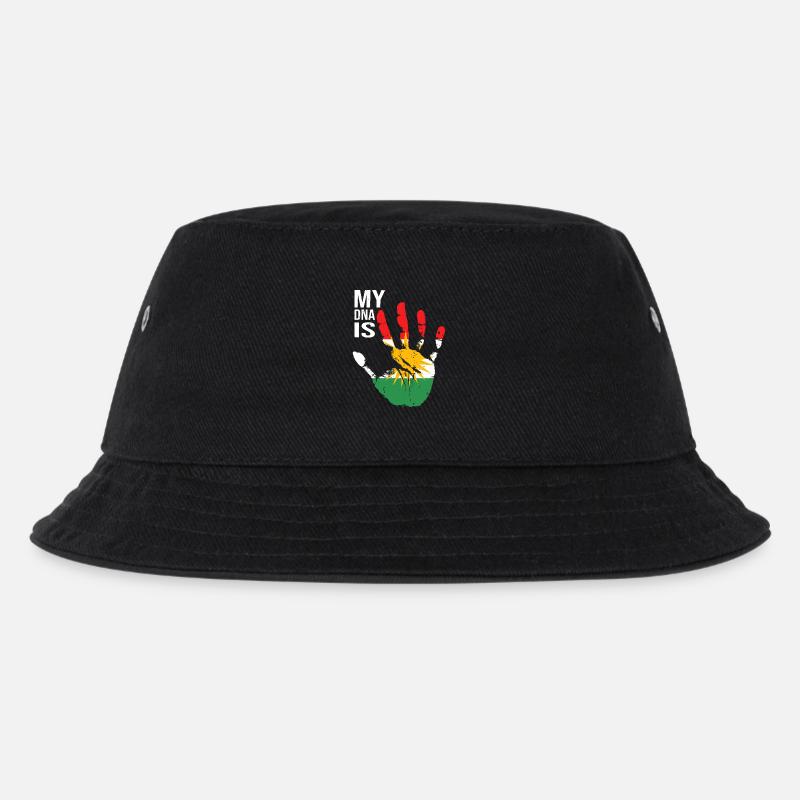 Kurdes du Kurdistan Conception à la main avec drapeau - Bob Enfant - noir