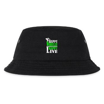 Wheelie Motif - Kids’ Bucket Hat - black - Front
