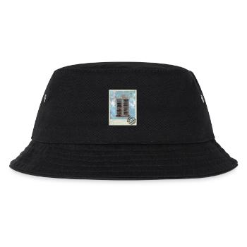 Verwitterte Fenster im Südstil - Kinder Bucket Hat - Schwarz - Vorne