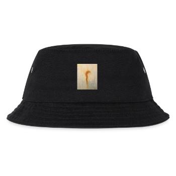 Abstraktes weibliches Porträt - Kinder Bucket Hat - Schwarz - Vorne