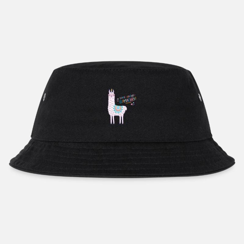 Lamacorn Licorne Lama Rose - Bob Enfant - noir