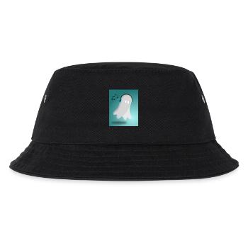 Geist mit Kopfhörern - Kinder Bucket Hat - Schwarz - Vorne
