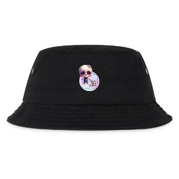Skelettchen "Einzigartig"  - Kinder Bucket Hat - Schwarz - Vorne