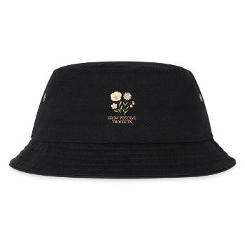 Penser positivement motif de fleur - Bob Enfant - noir - Devant