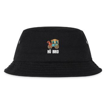 Hü Brid - Funny Hybrid Car - Horse - Kids’ Bucket Hat - black - Front