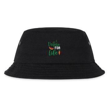 Vegan For Life - Kids’ Bucket Hat - black - Front