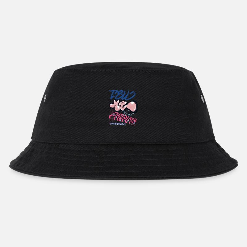 Sag mir deine Träume - Kinder Bucket Hat - Schwarz