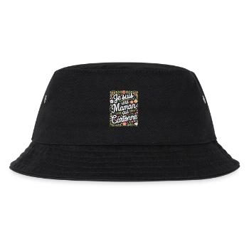 Ich bin eine erfolgreiche Mutter - Kinder Bucket Hat - Schwarz - Vorne