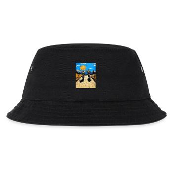 Sonnenweg Zu Zweit - Kinder Bucket Hat - Schwarz - Vorne