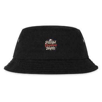 Ruhige Weihnachtsnächte - Kinder Bucket Hat - Schwarz - Vorne