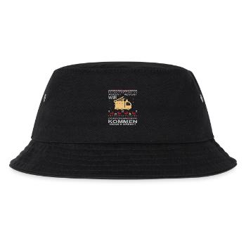  Feuerwehr Advent Weihnachten - Kinder Bucket Hat - Schwarz - Vorne